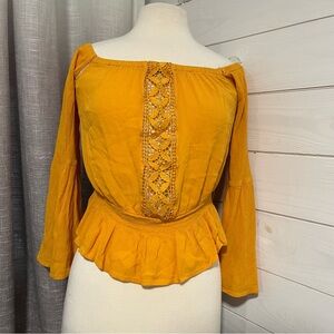 Rue21 Golden Yellow Blouse